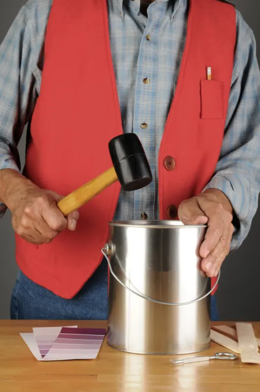 Tighten the lids and lavel all cans to storage
