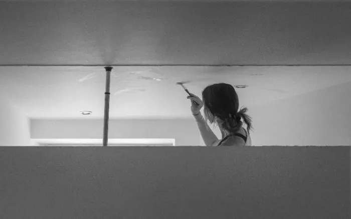 Try using a slightly lighter or darker shade than the walls for a more subtle effect.