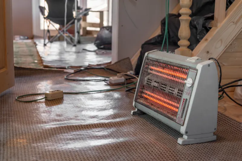 Turning up the heat increase the temperature of the room