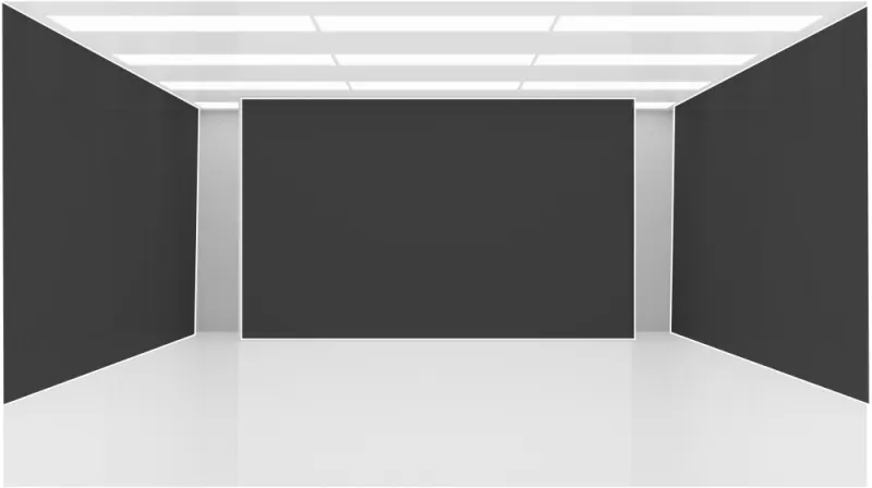 Eye-catching dark painted walls to create a dramatic effect.