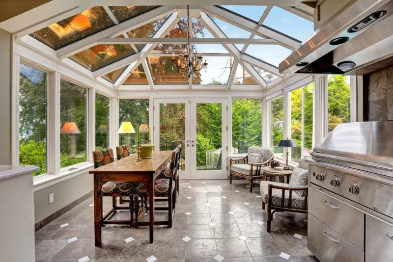 Sun room for curb appeal