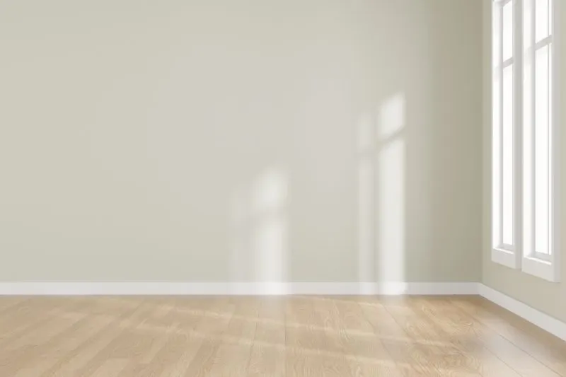 White colour interior walls.