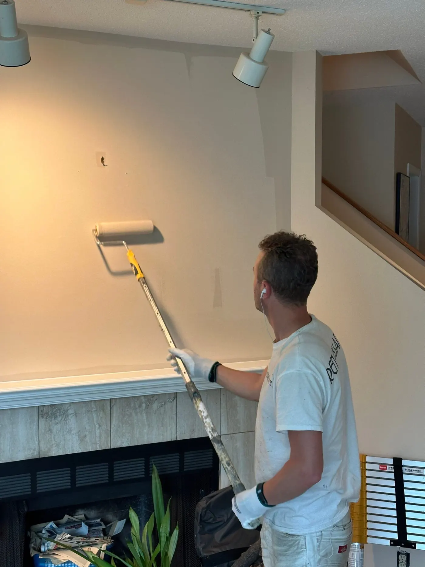 Wall painting service by Renaissance Painting, Vancouver