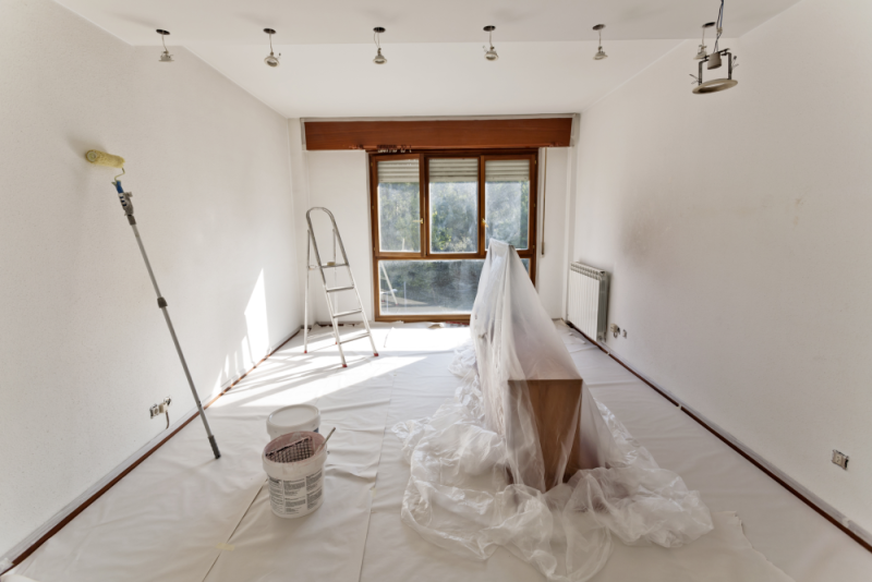 How do temperatures impact an Interior painting project