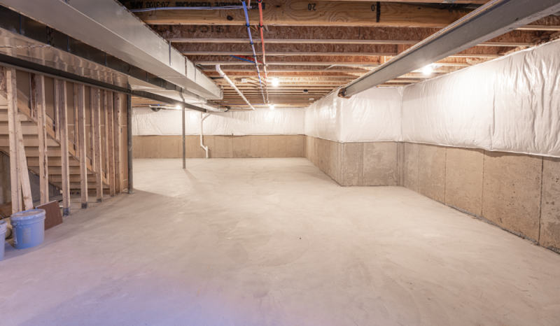 The cost of painting a basement ceiling will increase exponentially in exposed basement ceiling cases