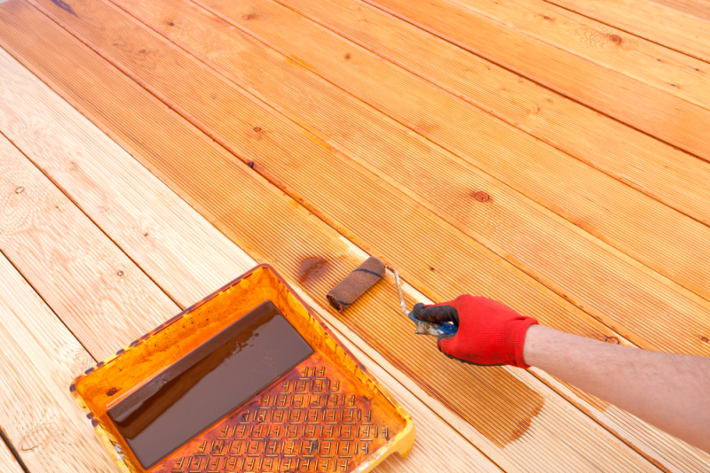 Rotting wood: To prevent dry rot and wet rot apply sealant or stain to your deck