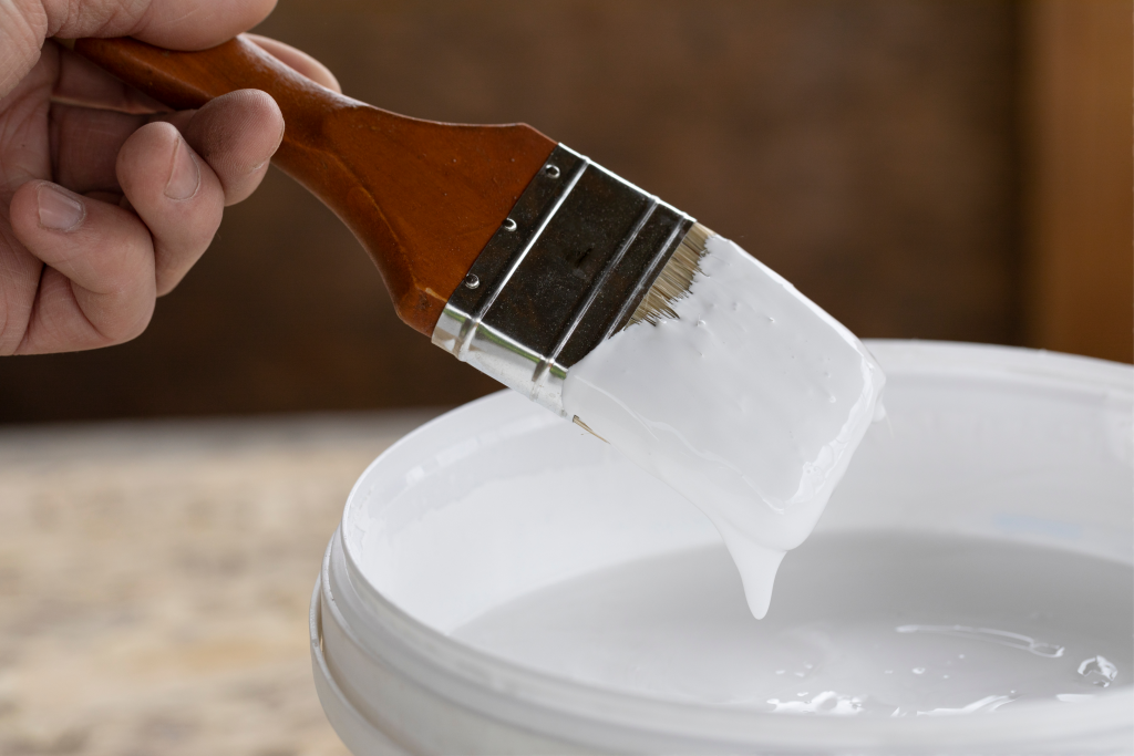 Latex paint is environmentally friendly and drying time typically takes less than one hour