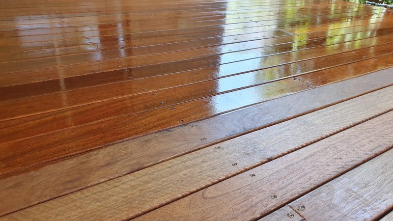staining your deck