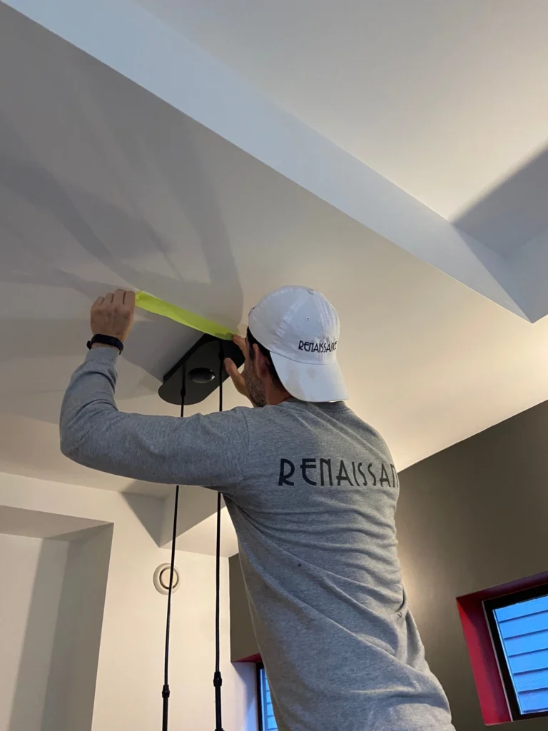 1168e0f5-9e97-499c-ae0f-27eaa9e92591 - Renaissance Painting A professional painter taping