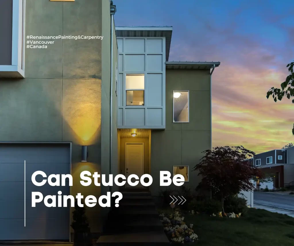 Can stucco be painted? 