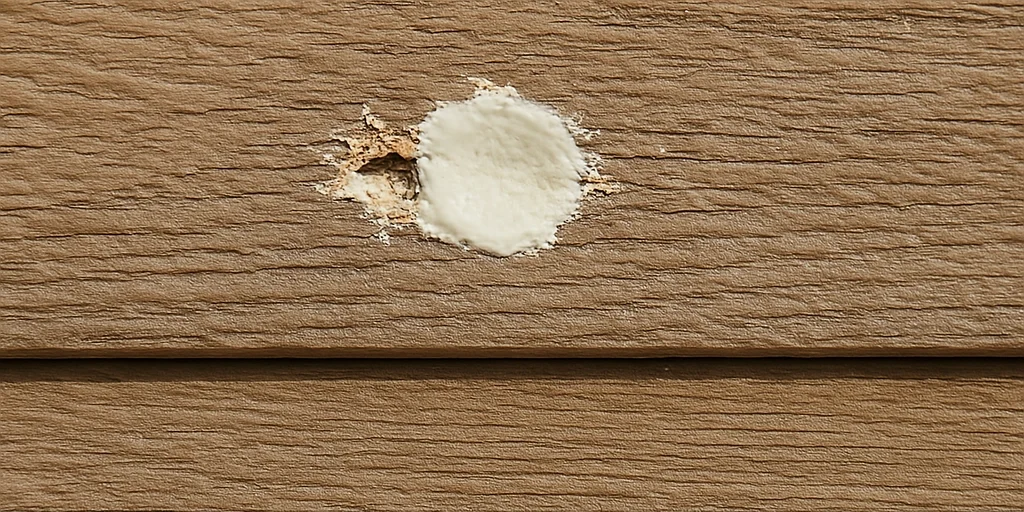 Good woodpecker hole patching condition
